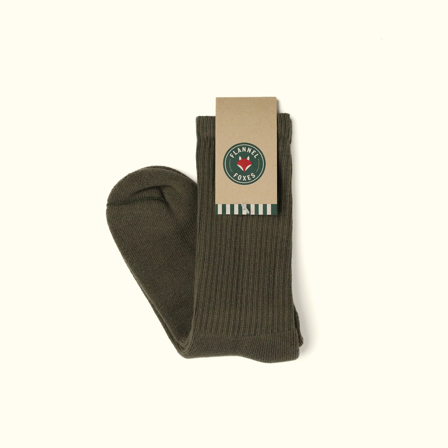 Organic Cotton Socks – Olive