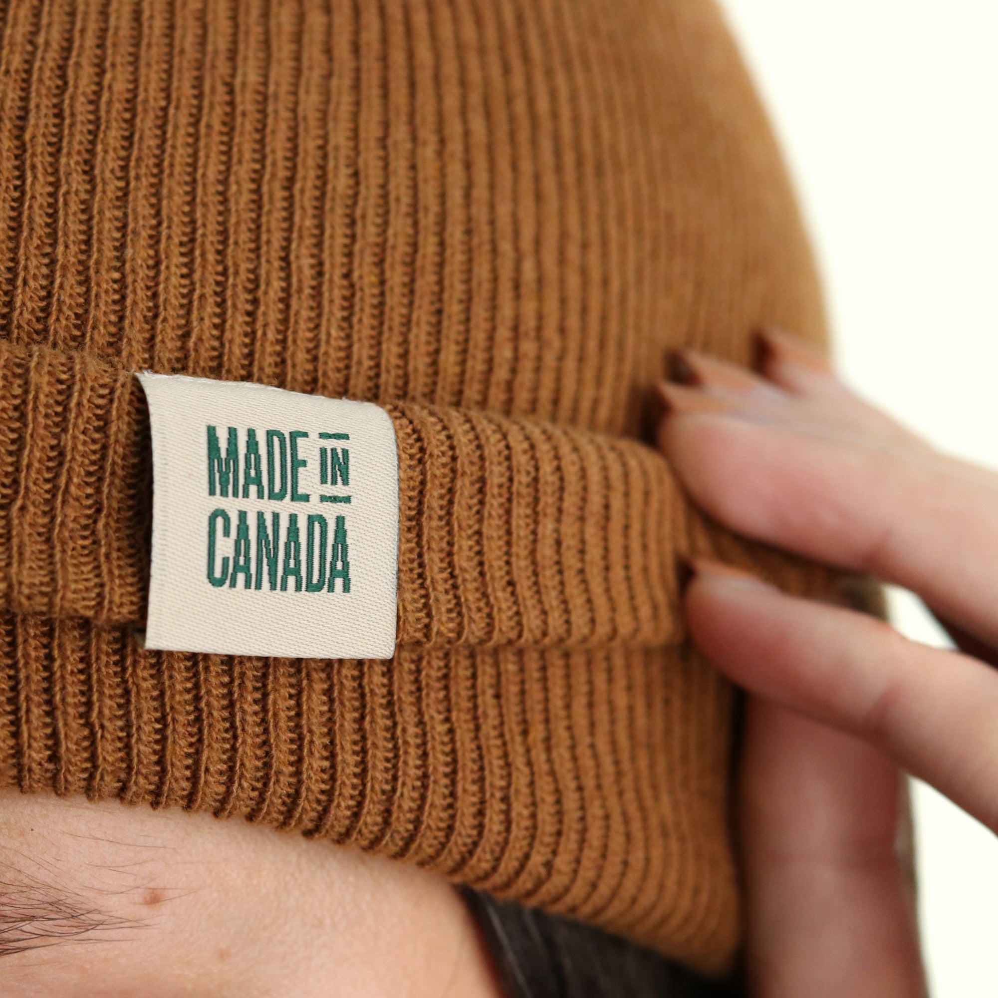 Recycled Cotton Toque – Caramel