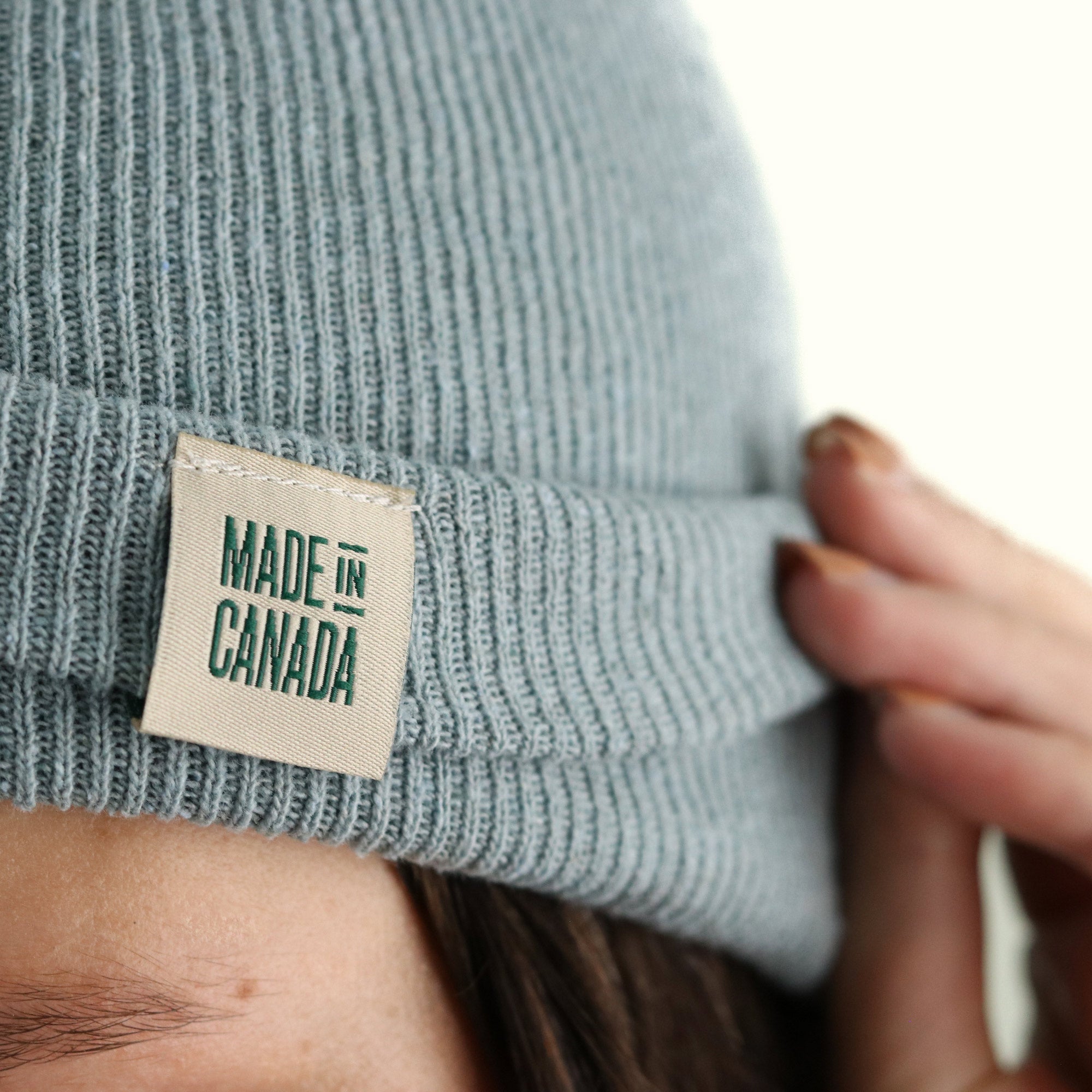 Recycled Cotton Toque – Steel Blue