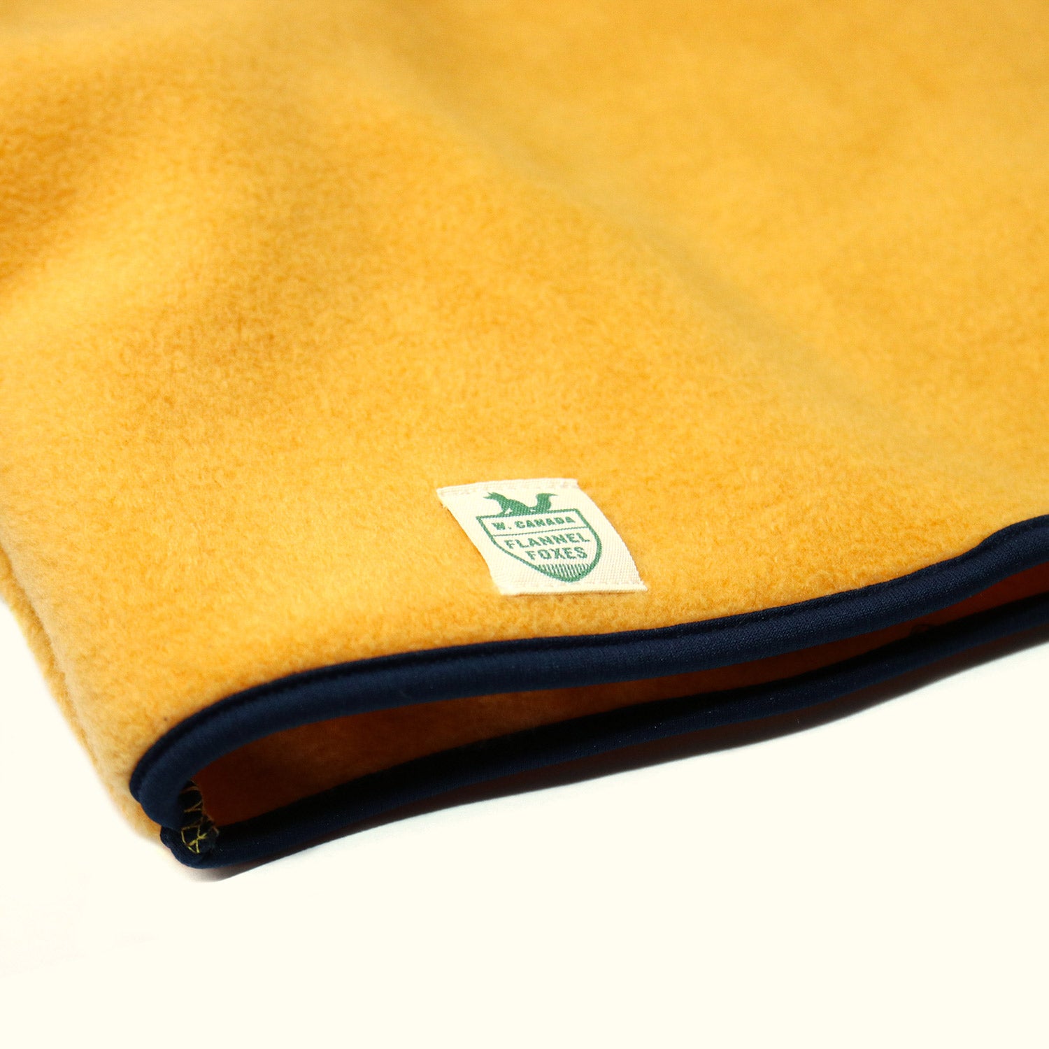 Fleece Jacket – Mustard & Navy