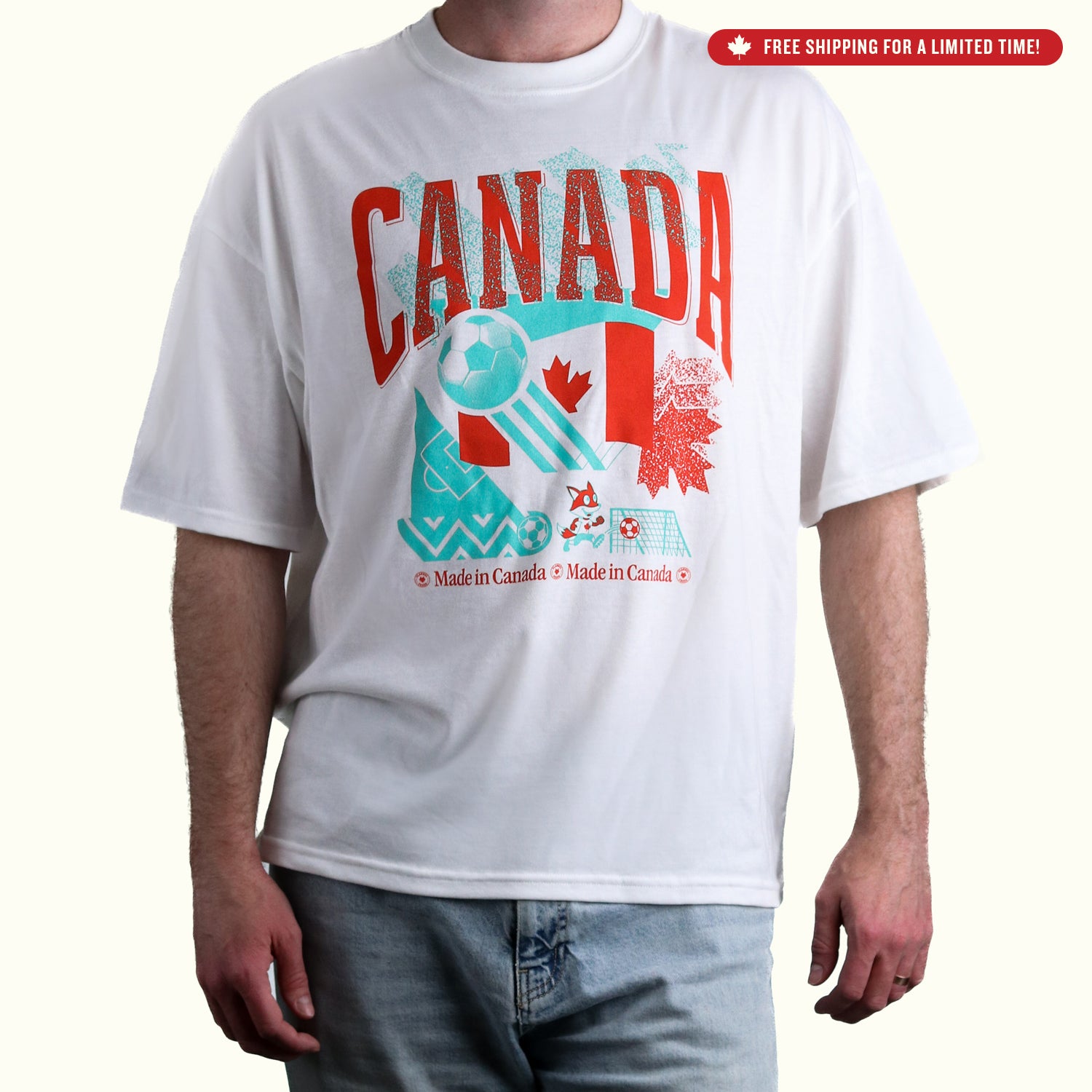 Canada Soccer Oversized Tee