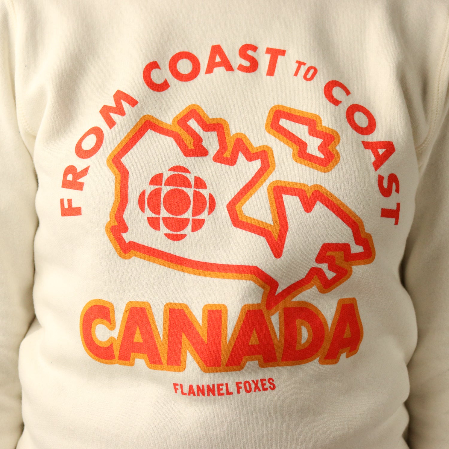 CBC x Flannel Foxes Map Sweatshirt