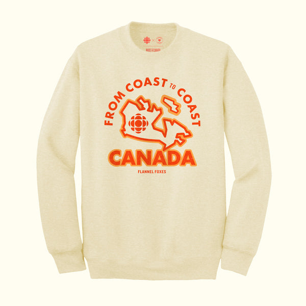 CBC x Flannel Foxes Map Sweatshirt