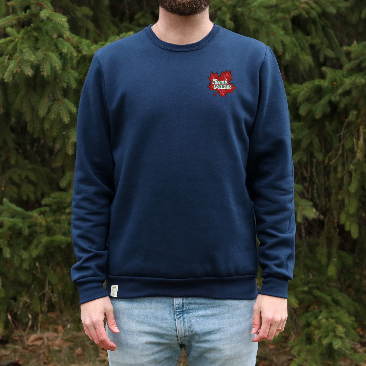 Maple Leaf Sweatshirt – Navy